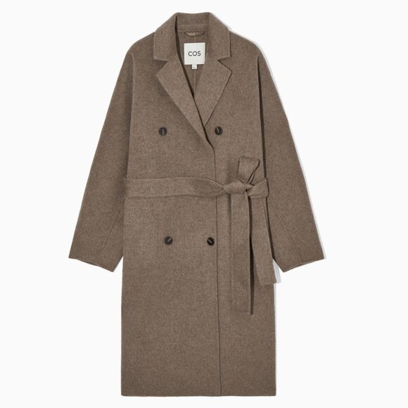 *SOLD* COS Oversized Double-breasted Wool Coat Size S - Picture 6 of 12